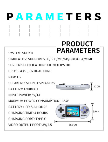 Console de jogos portátil SF2000