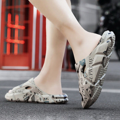 Chinelo Camouflage Fitness